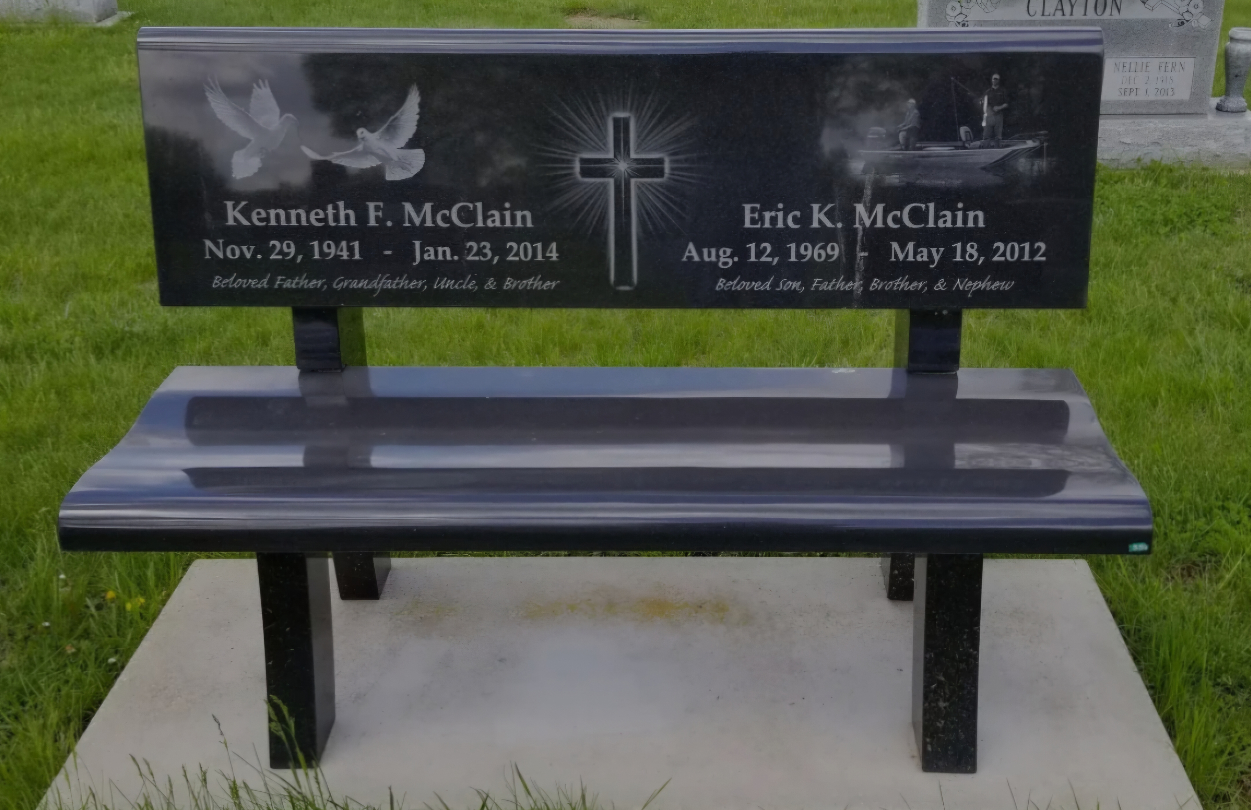 Granite Memorial Bench
